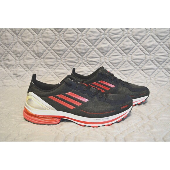 Adidas Adizero F50 Runner Men’s Size 8.5 Black Red Running Shoes G22458 main image 11